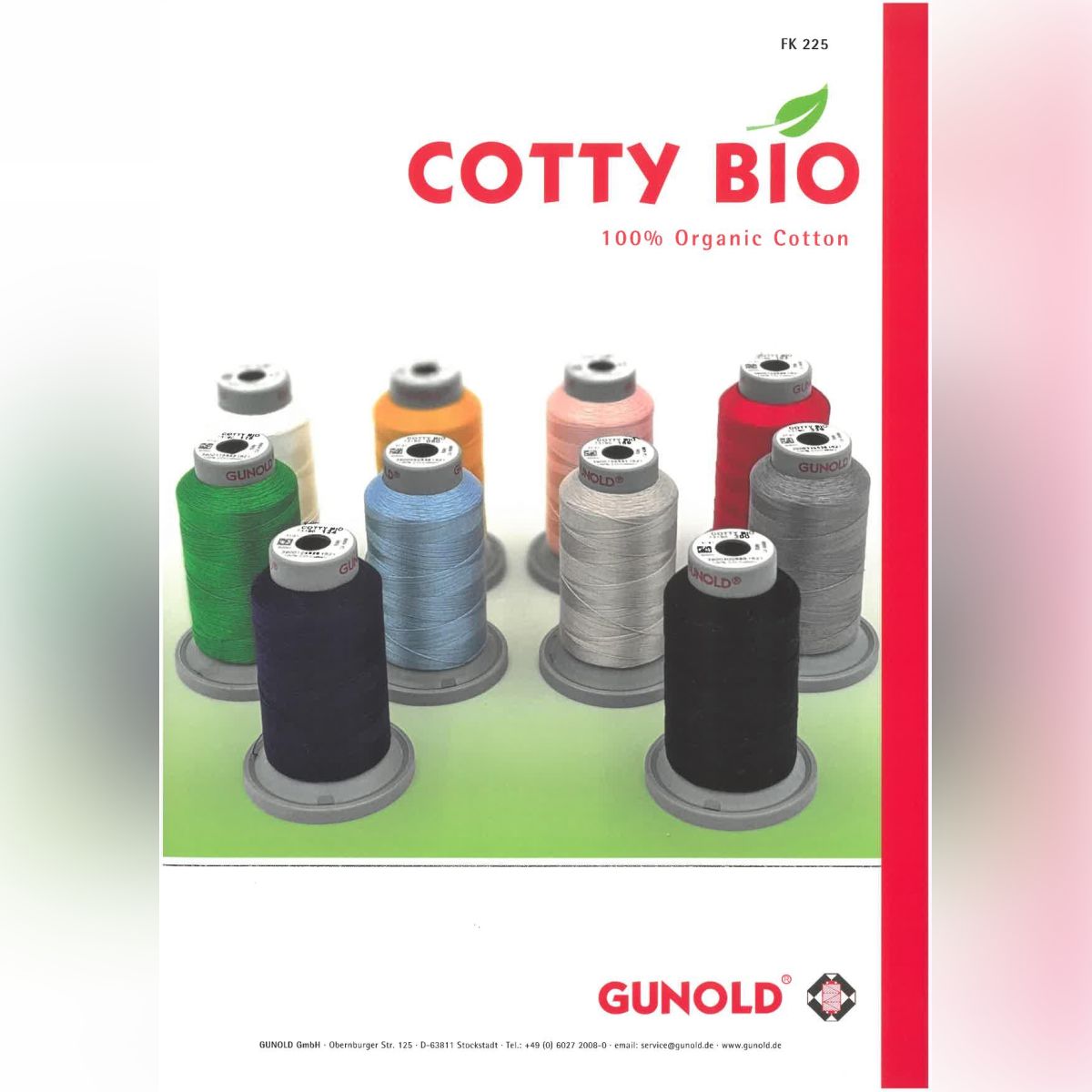 Farbkarte COTTY inkl. COTTY BIO