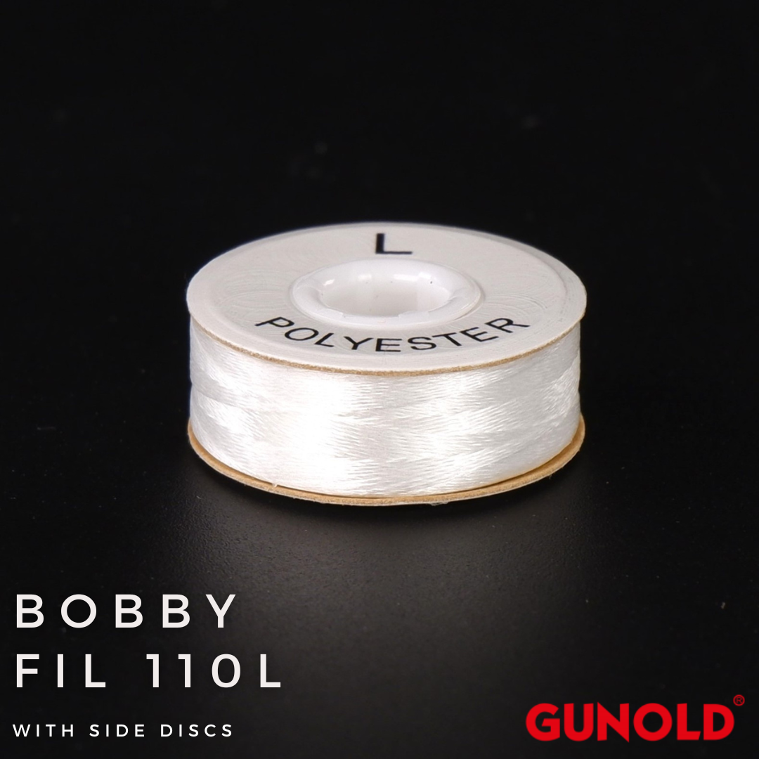 BOBBY FIL 110L - prewound Bobbin Thread,
with side discs