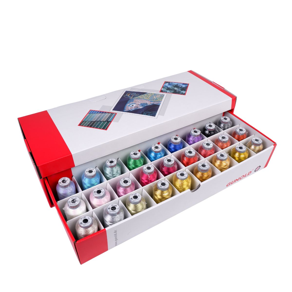 METY 5/2, Miniking of 1000 m, assortment of
27 colors
