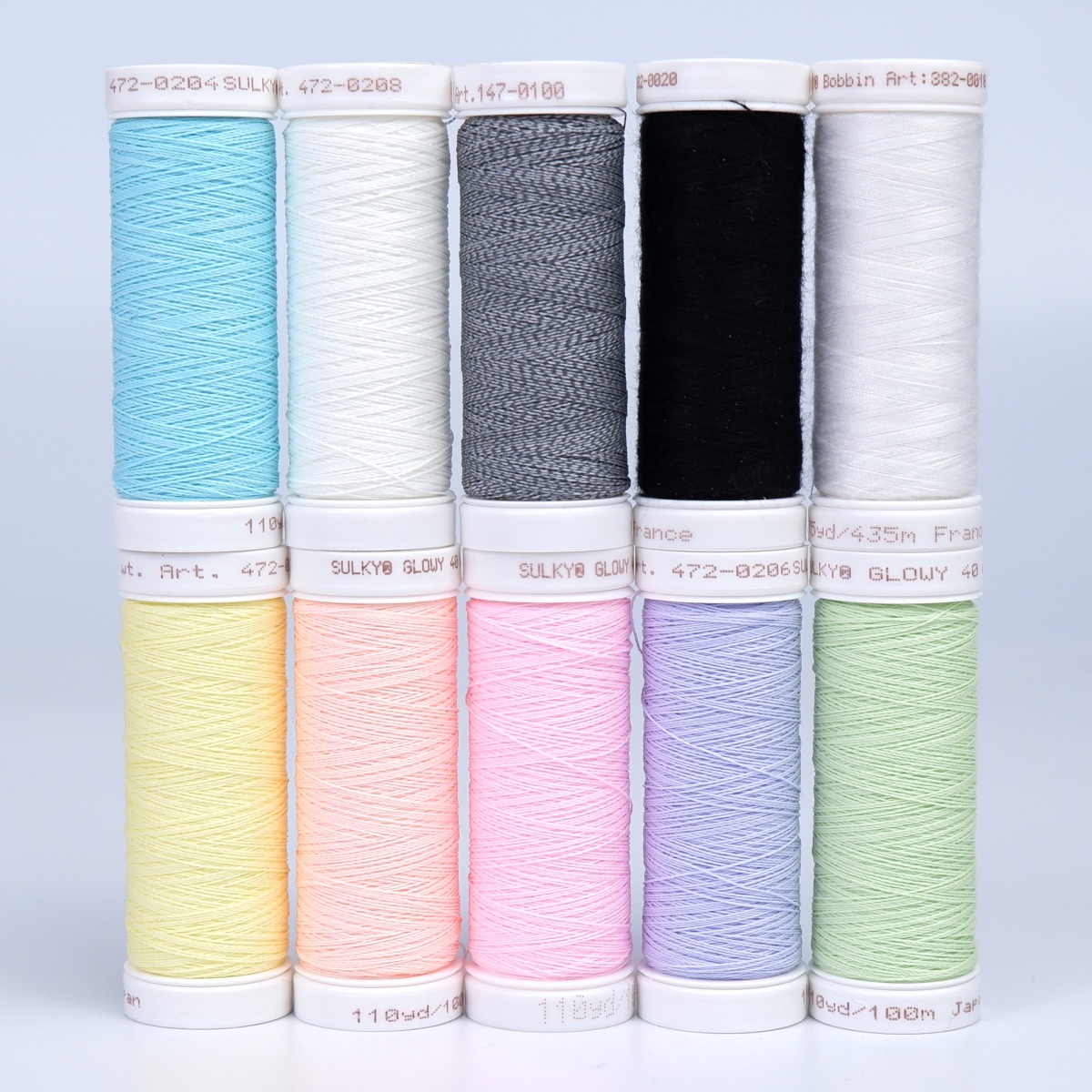 SULKY GLOW IN THE DARK (10x Snap Spools)
