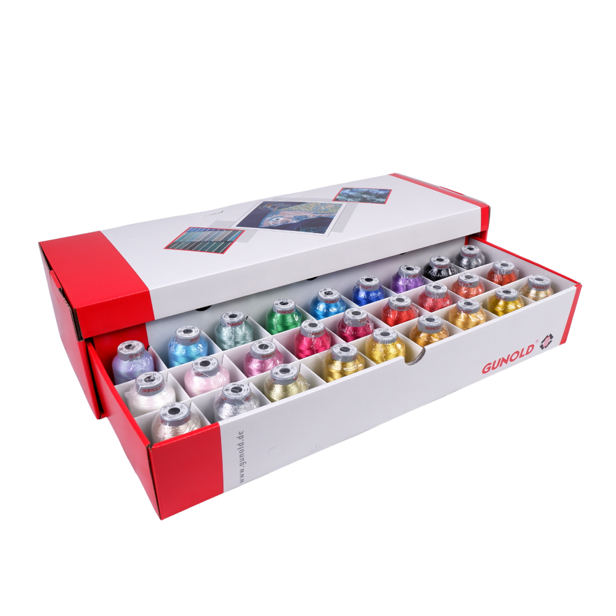 METY 5/2, Miniking of 1000 m, assortment of
27 colors