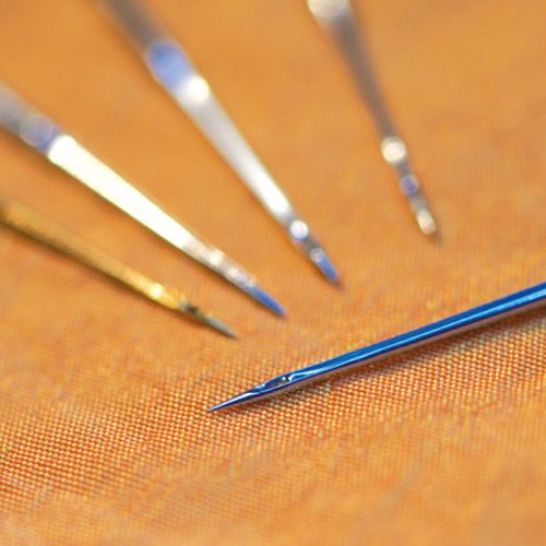 Needles for metallic yarn, SES (medium ball point) - Size 75