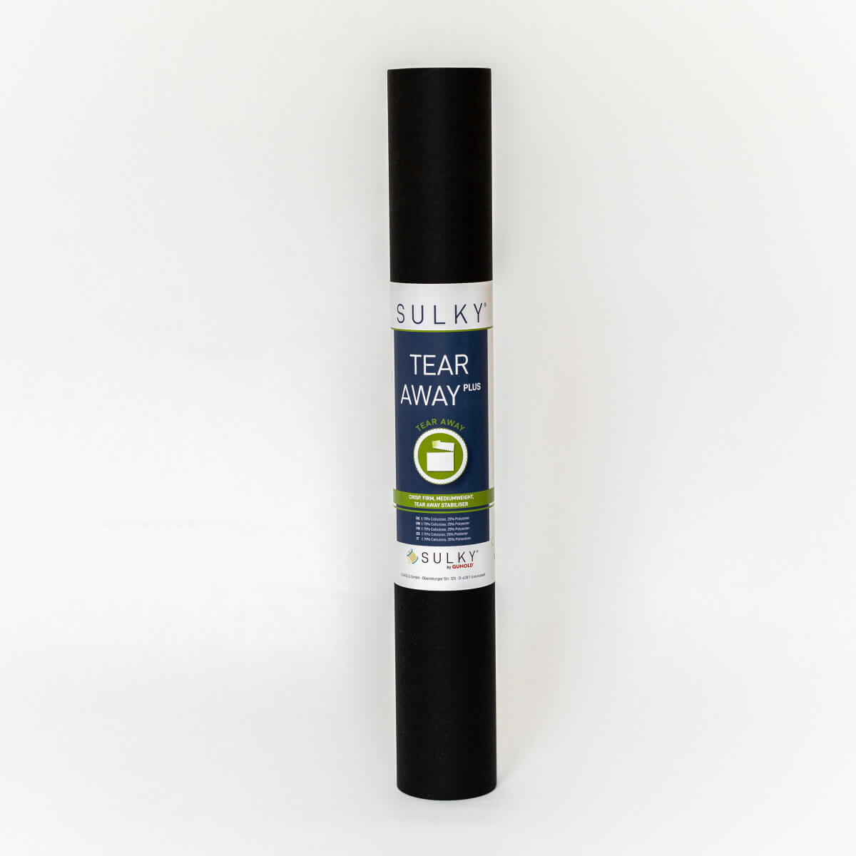 SULKY TEAR AWAY PLUS black, 50cm x 10m