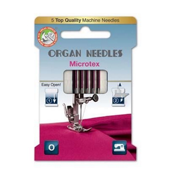 Organ Needles Microtex Size 70